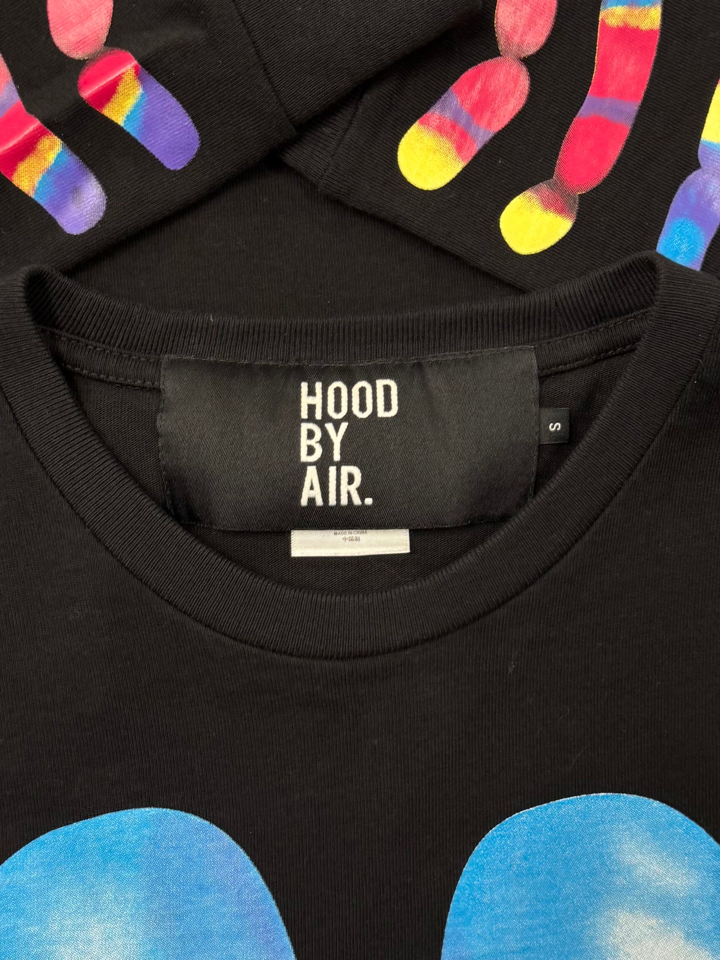 Hood by Air ‘Infrared’ Black Graphic Long Sleeve Shirt