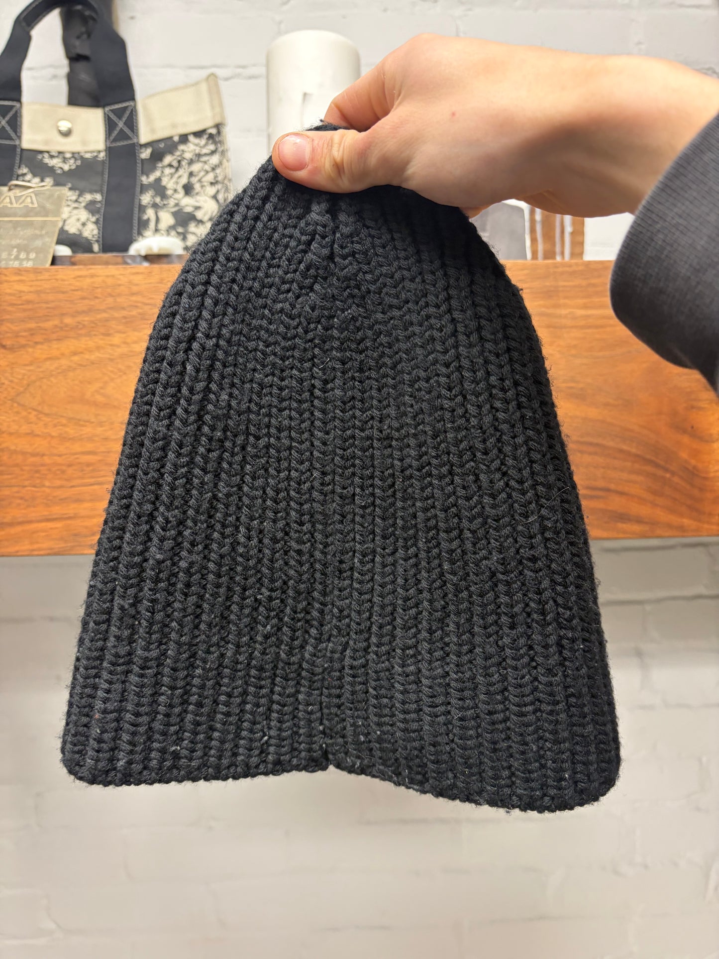 Gucci Wolf Appliqué Patch Knit Wool Beanie