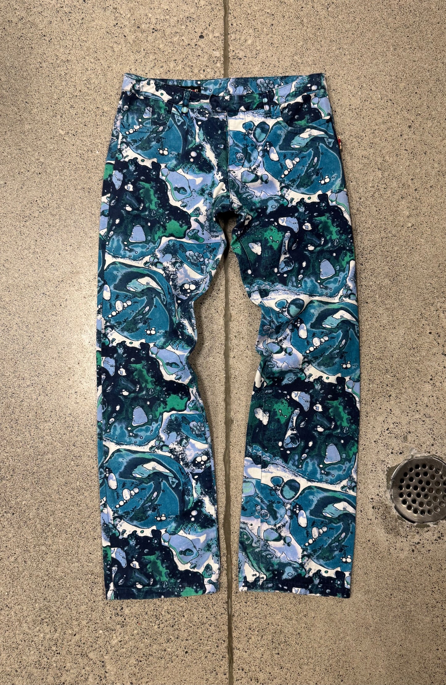SS2003 Jean Paul Gaultier ‘Bacteria’ Full Print Denim