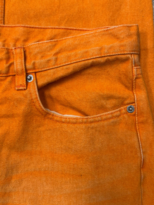 SS2000 Helmut Lang ‘Safety Orange’ Vintage Bootcut Denim