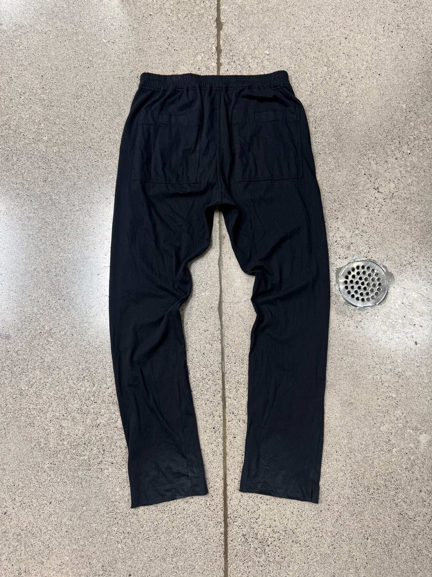 Rick Owens ‘Berlin’ Black/Cream Drawstring Sweatpants