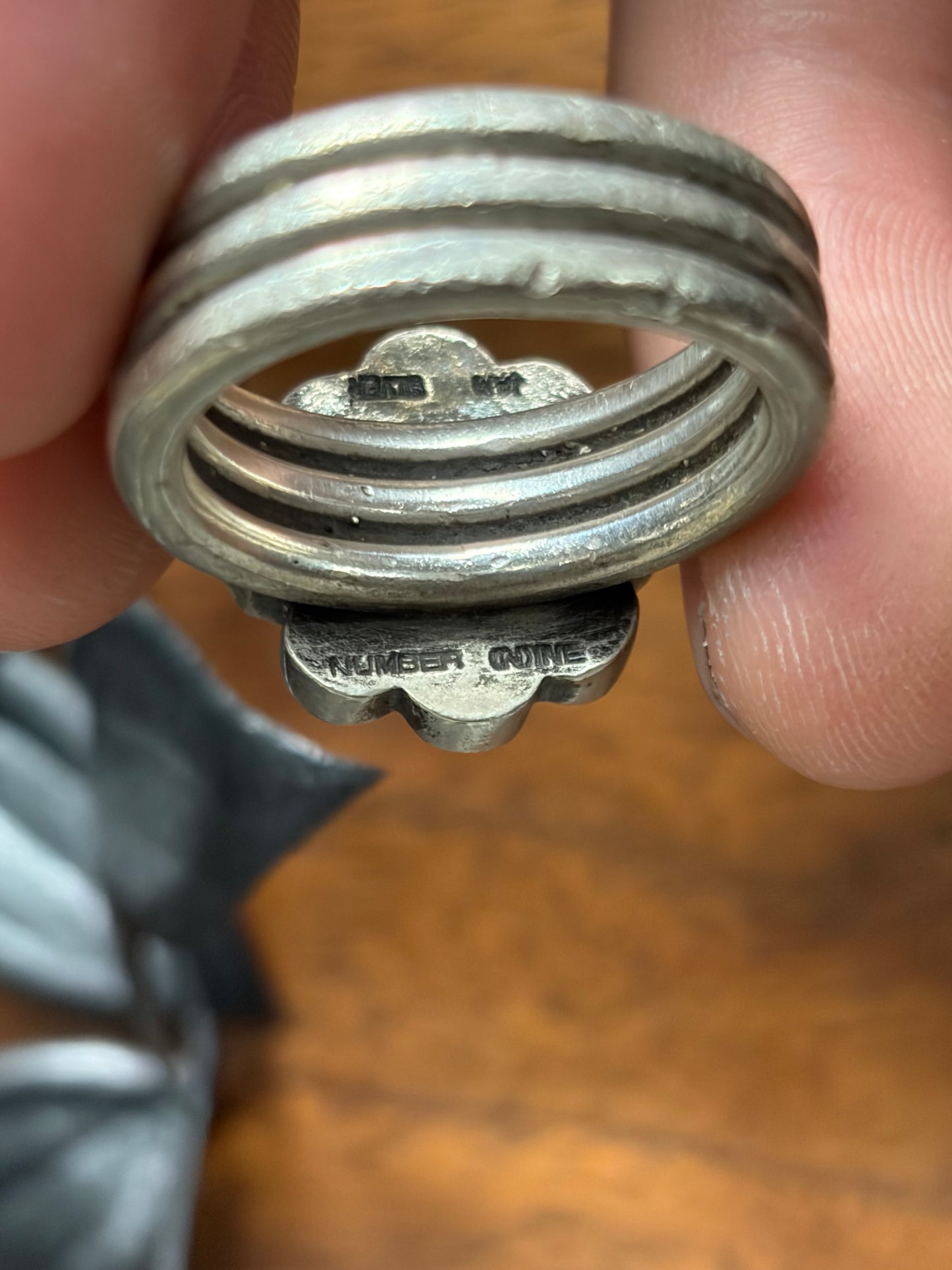 Number (N)ine x Jam Home Made ‘Studded’ Solid 925 Silver Ring