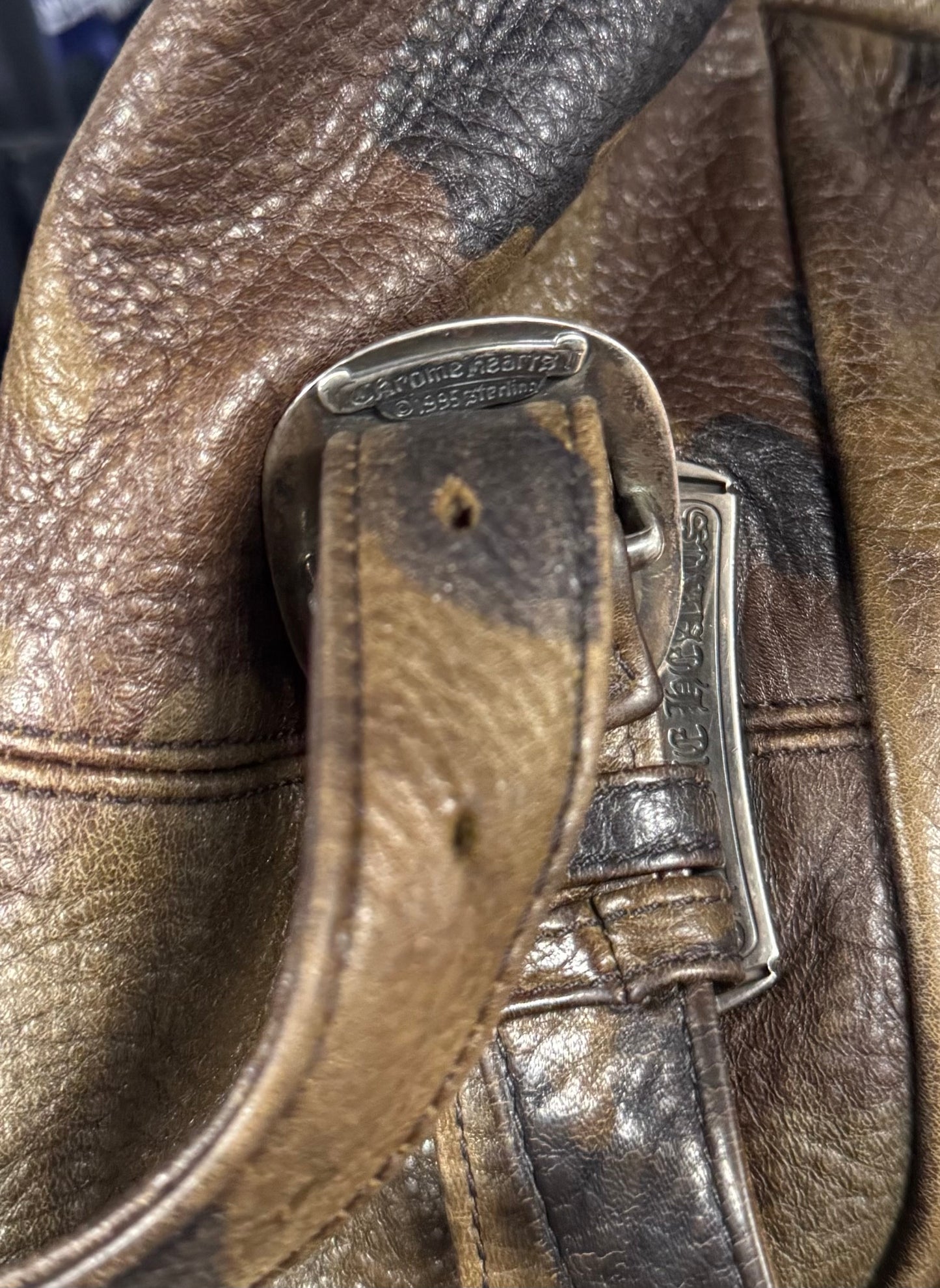 Chrome Hearts ‘Snat Pack’ Camouflage Leather Side Bag