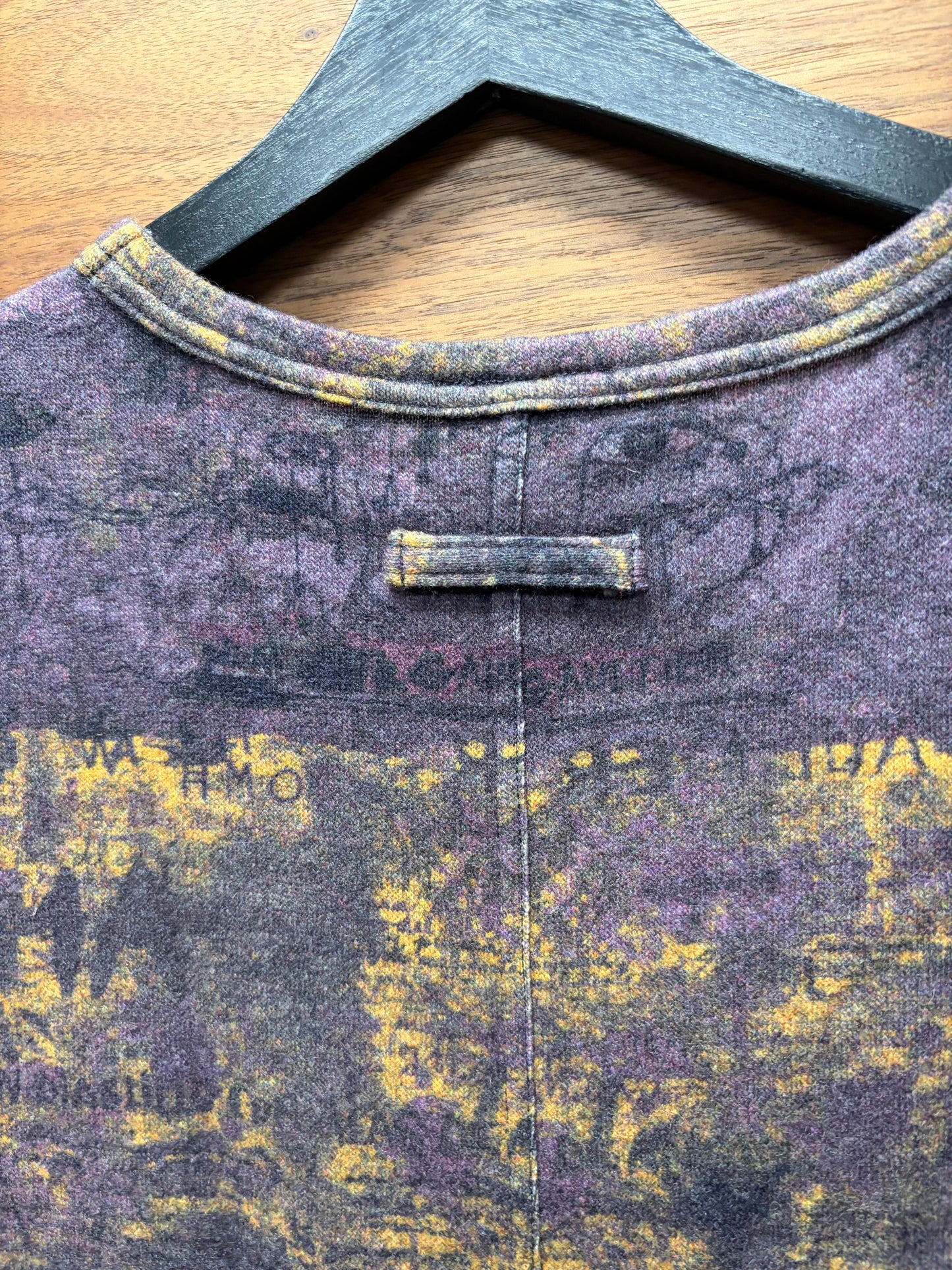 Vintage Jean Paul Gaultier ‘Spanish Mixed Art’ Purple/Yellow Sleeveless Tank Top