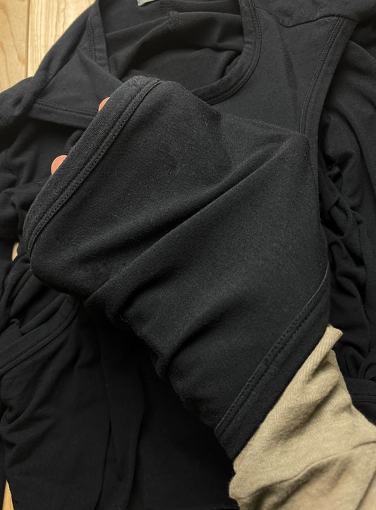 Vintage 1990s Emporio Armani 2 Layered Tank Top-Shirt