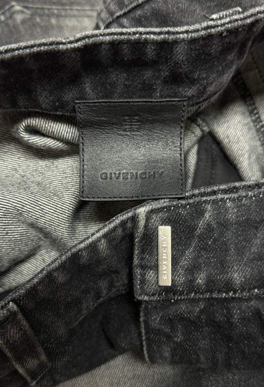 SS2023 Givenchy Oversized ‘Skater’ Washed Black Denim