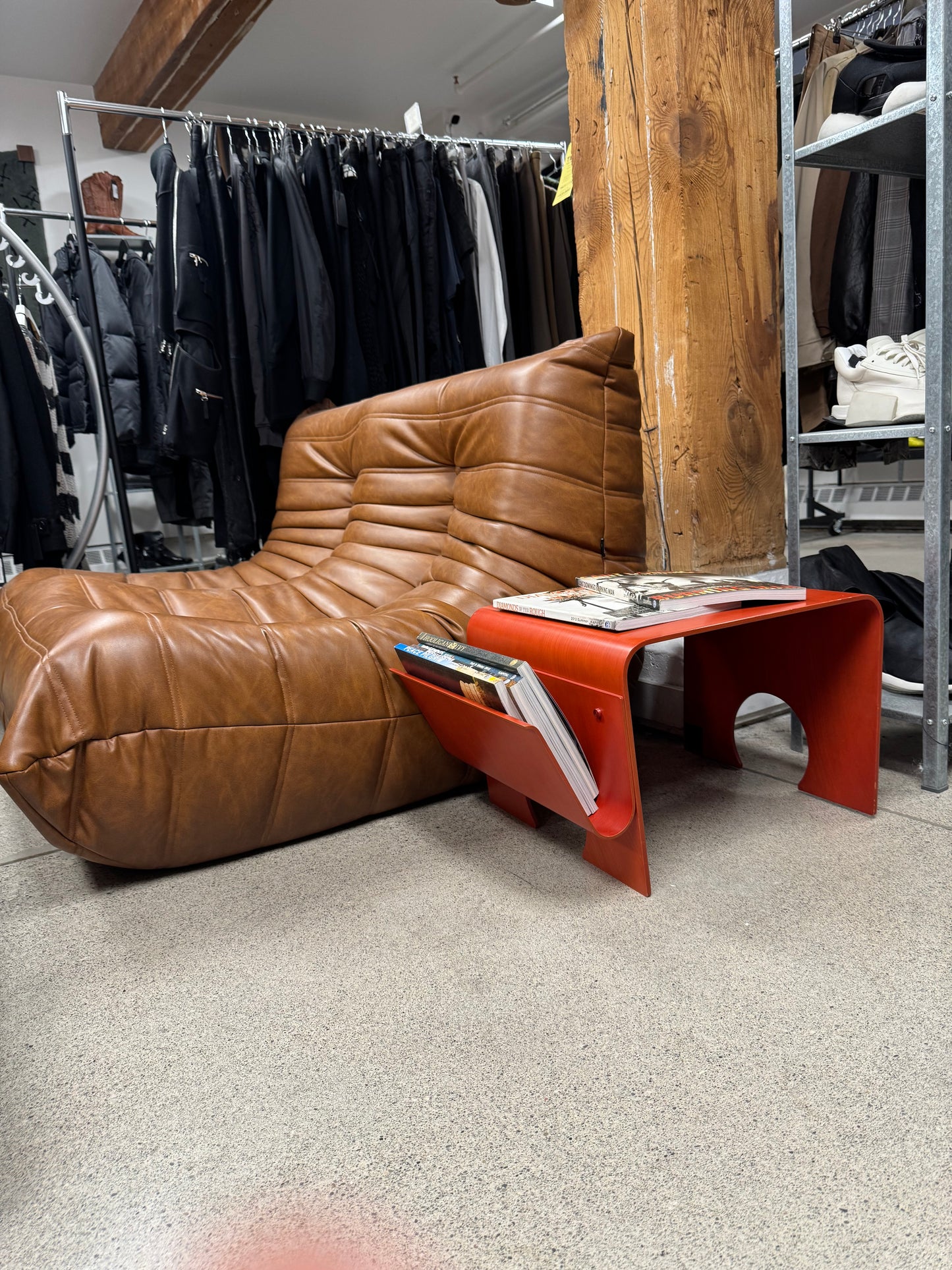 Undercover x Case Study ‘Elephant Shape’ Wood Side Table + Magazine Rack