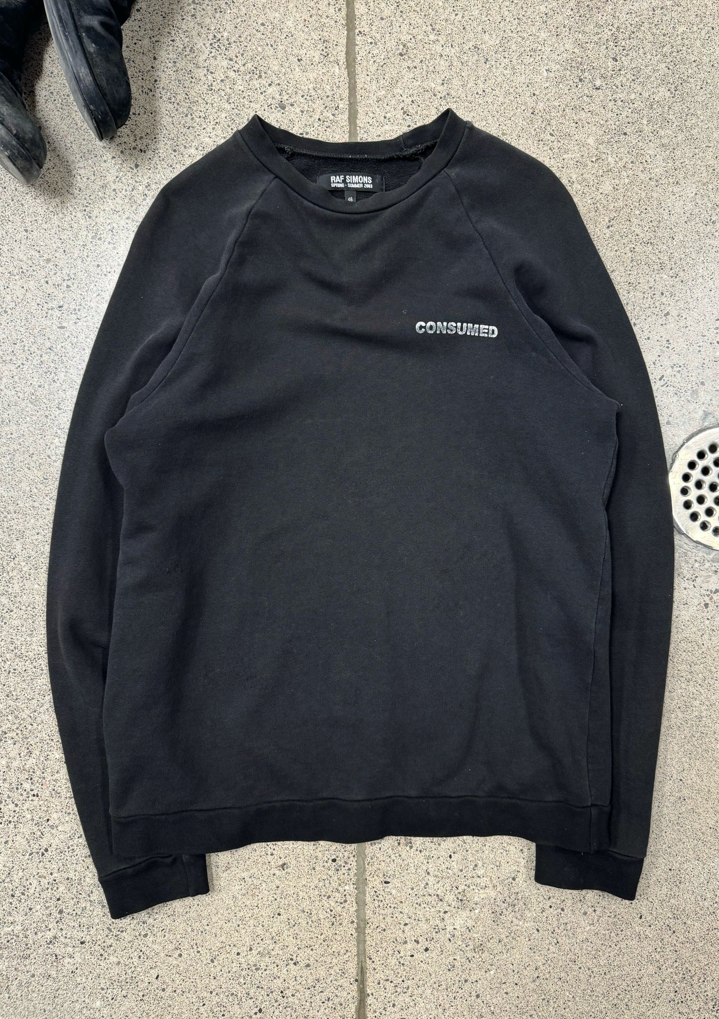 SS2003 Raf Simons ‘Consumed’ Commodity Sweatshirt