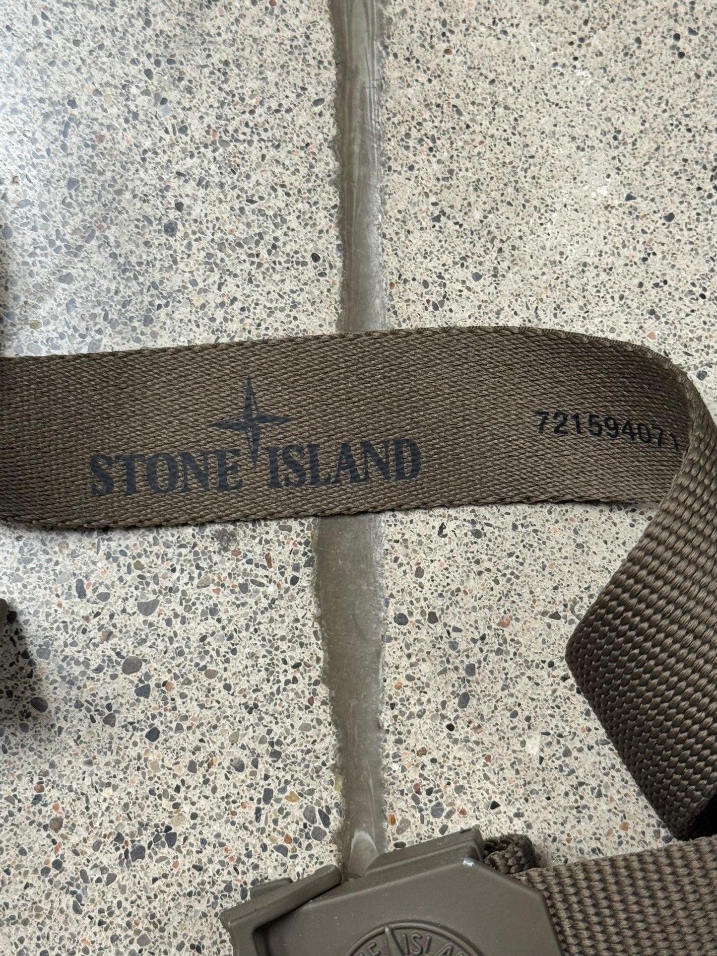 Stone Island ‘Compass Buckle’ Logo Belt