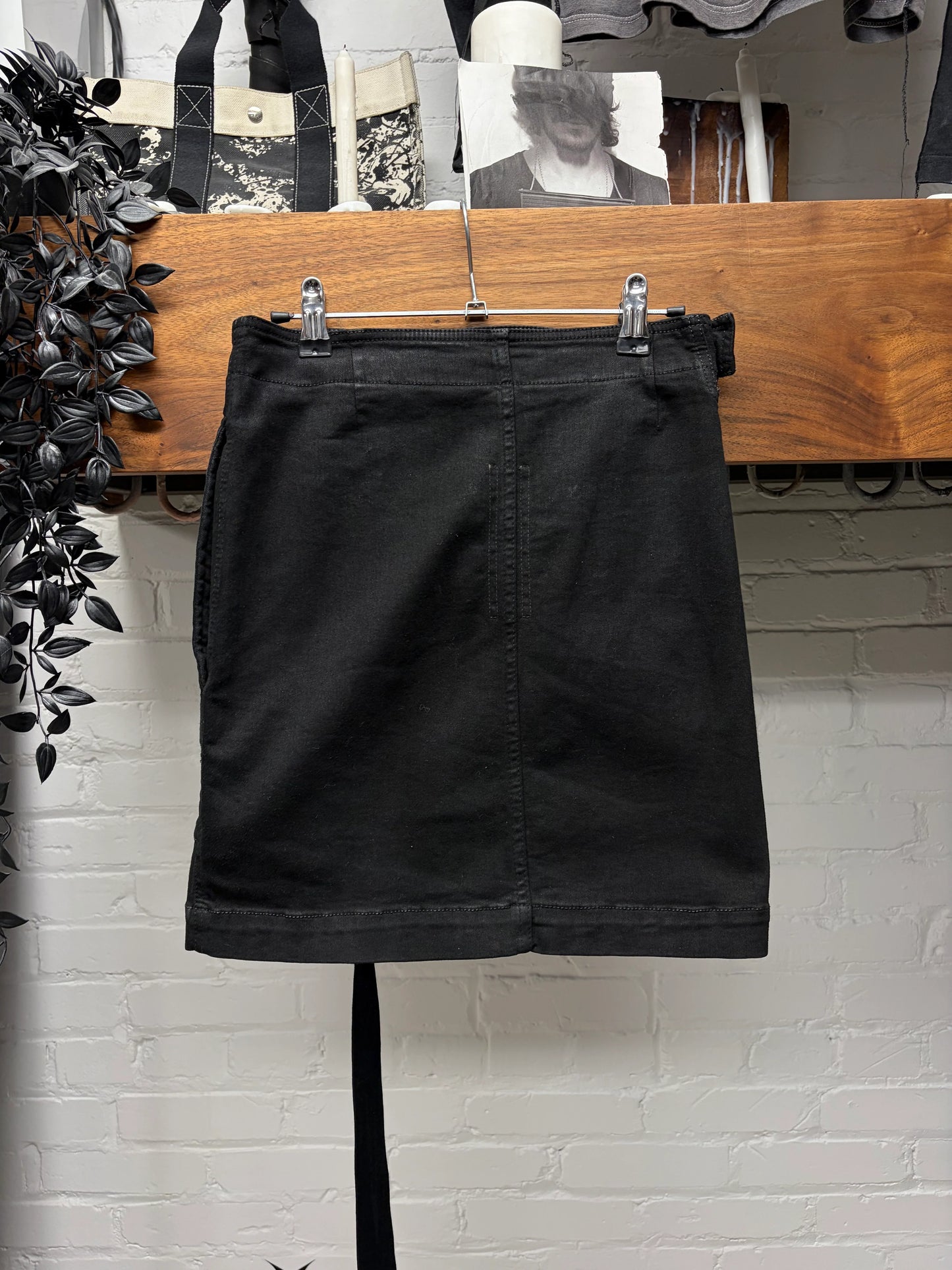Rick Owens Double Layered Aircut Skirt