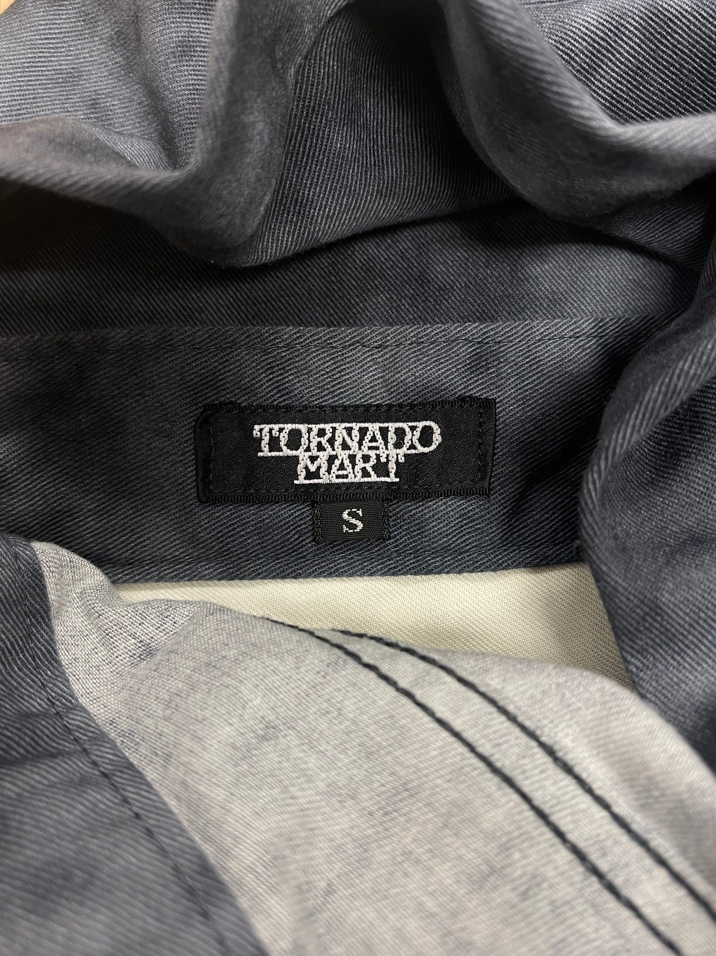 Tornado Mart ‘Smoke Wash’ Black Flared Denim