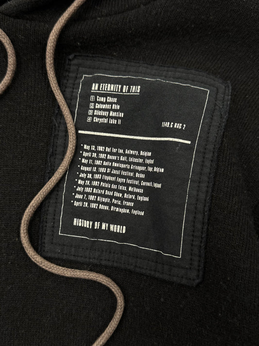 AW2005 Raf Simons ‘History of My World’ Patchwork Hoodie