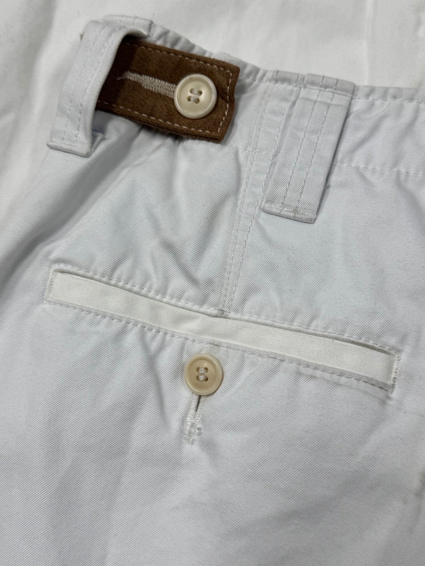 SS2013 Junya Watanabe White Wide Leg Pants