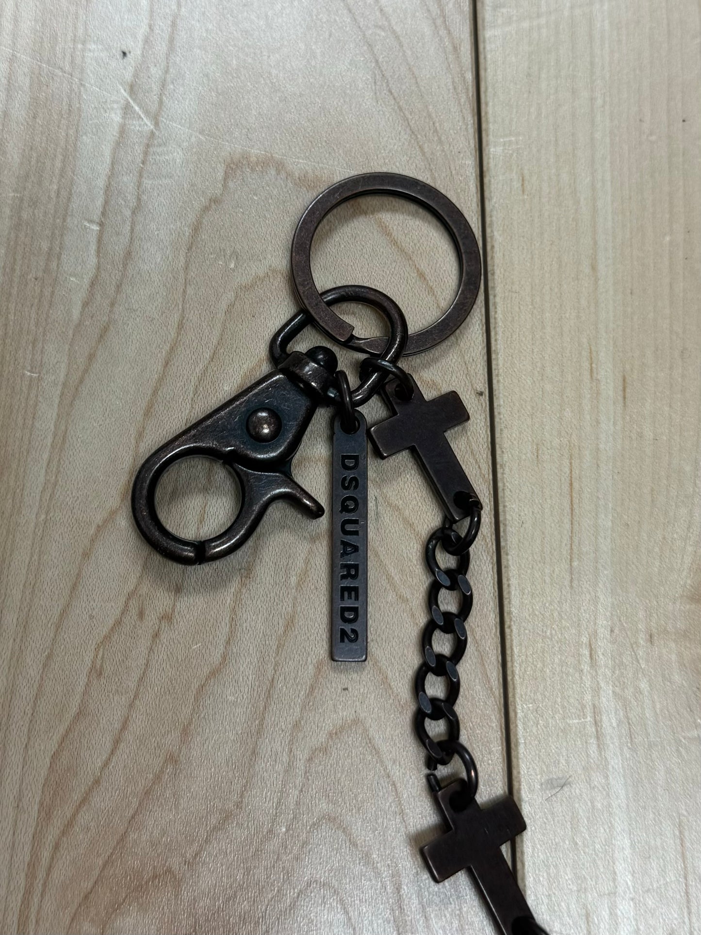 2000s Dsquared Multi Cross Wallet Chain