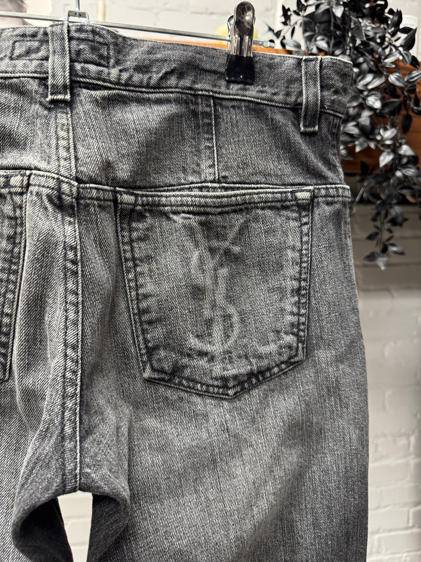 Vintage Yves Saint Laurent Rive Gauche ‘Pocket Fade’ YSL Logo Denim