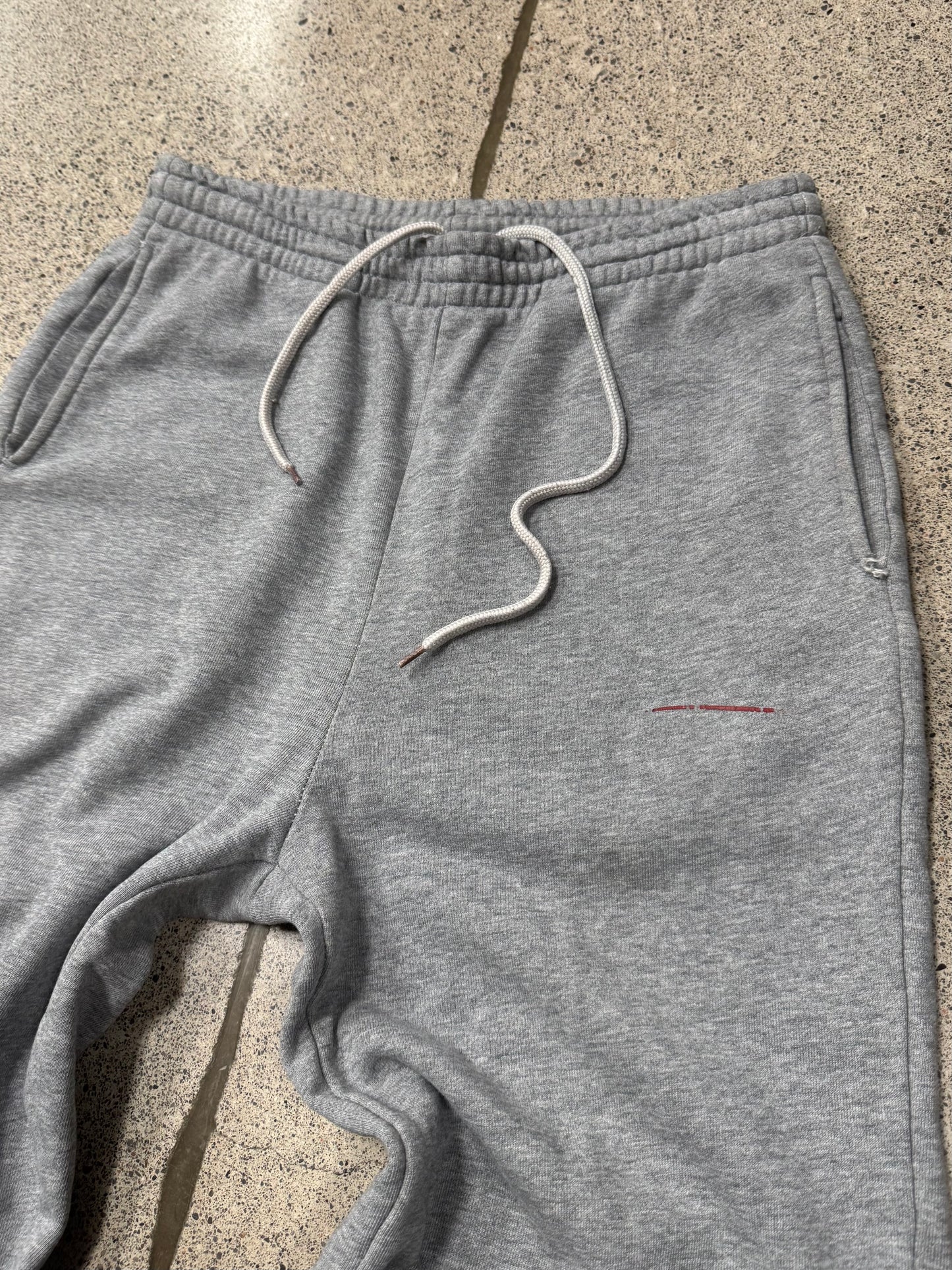 2017 Balenciaga ‘Campaign Logo’ Grey Cotton Sweatpants