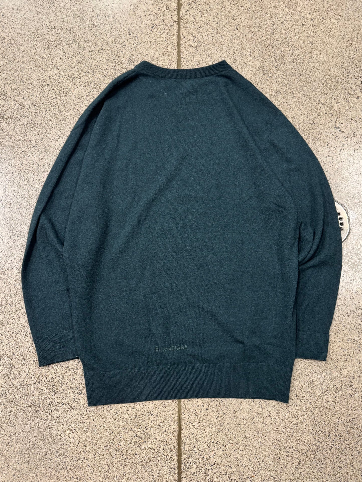 Balenciaga ‘Seafoam Green’ Oversized Knit Sweater