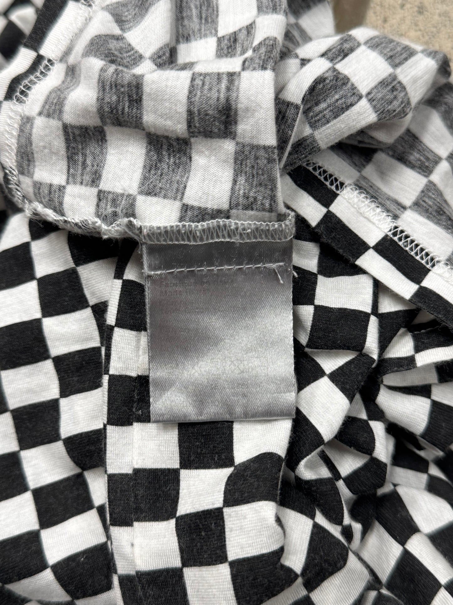 SS2006 Dior Homme by Hedi Slimane ‘Checkerboard’ Short Sleeve Shirt