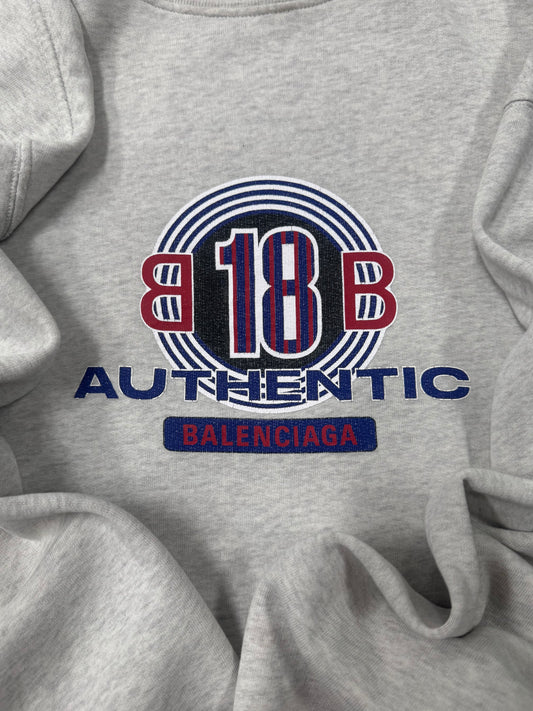 2017 Balenciaga ‘Authentic’ Target Logo Sweatshirt