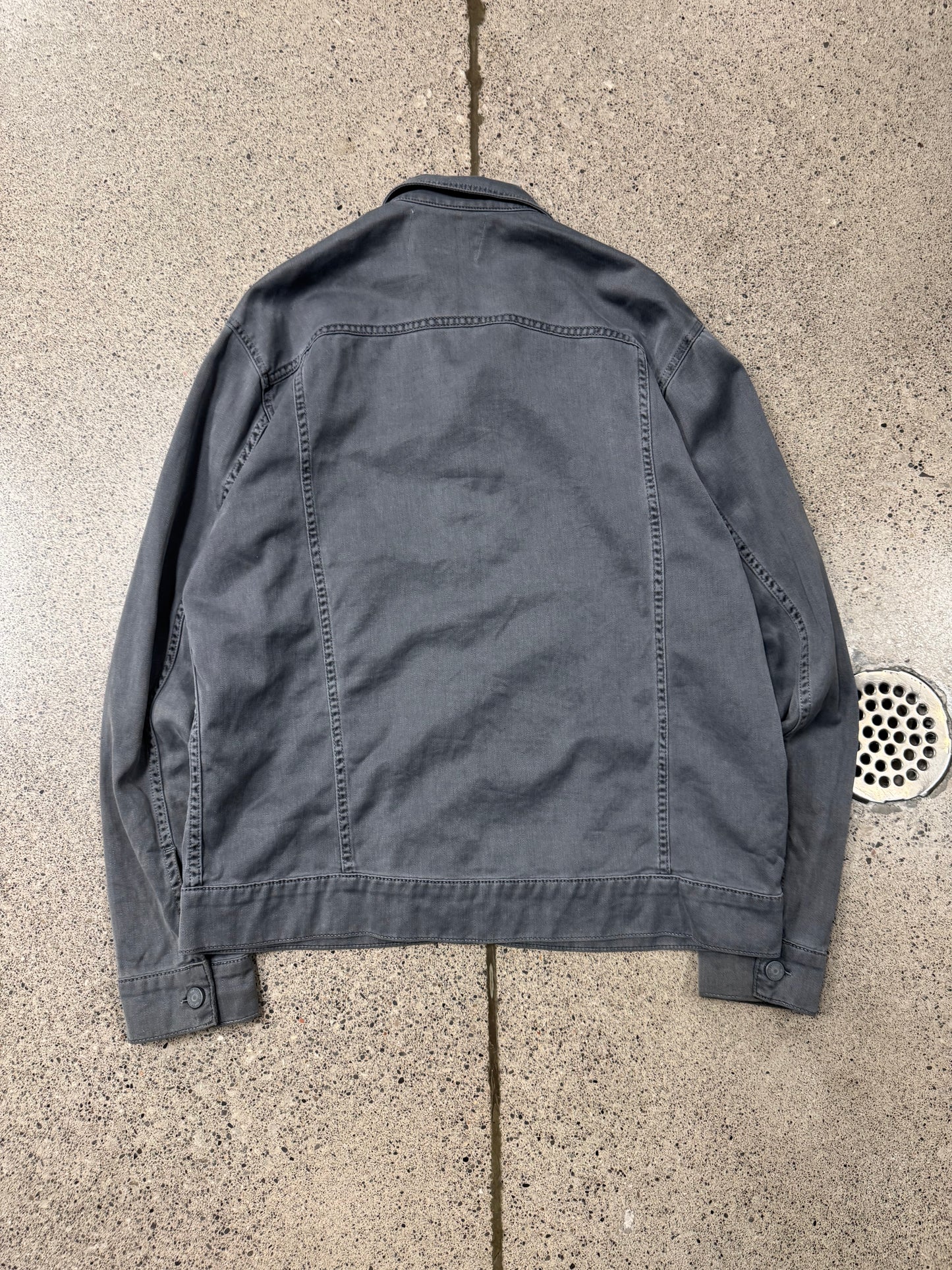 Our Legacy ‘Mono Jacket’ Grey Denim Single Pocket Trucker