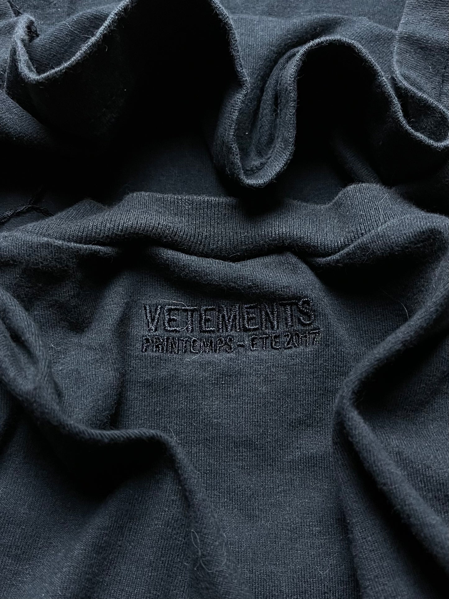 Vetements x Hanes Distressed Twist Seam T-Shirt