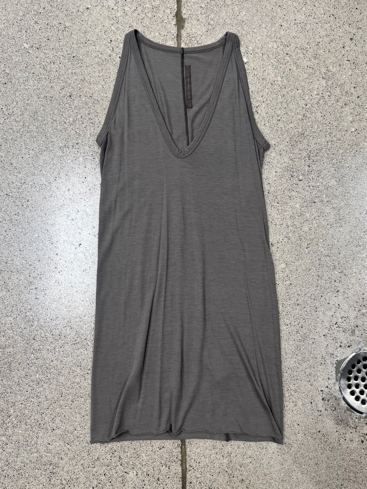 2000s Rick Owens ‘Lilies’ Dark Dust Tank Top