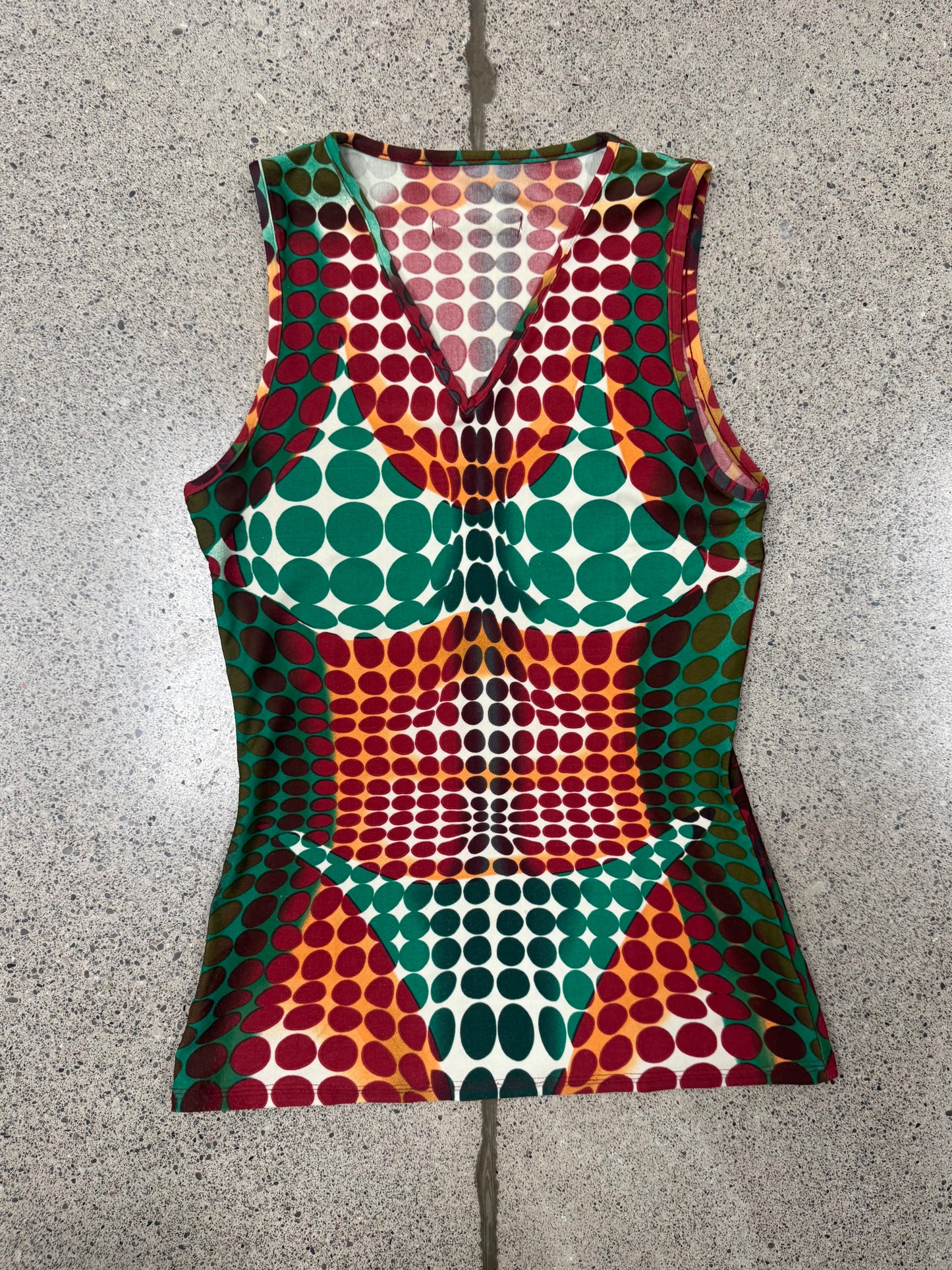 Autumn Winter 1995 Jean Paul Gaultier ‘Cyberdot’ Two Piece Mesh Set