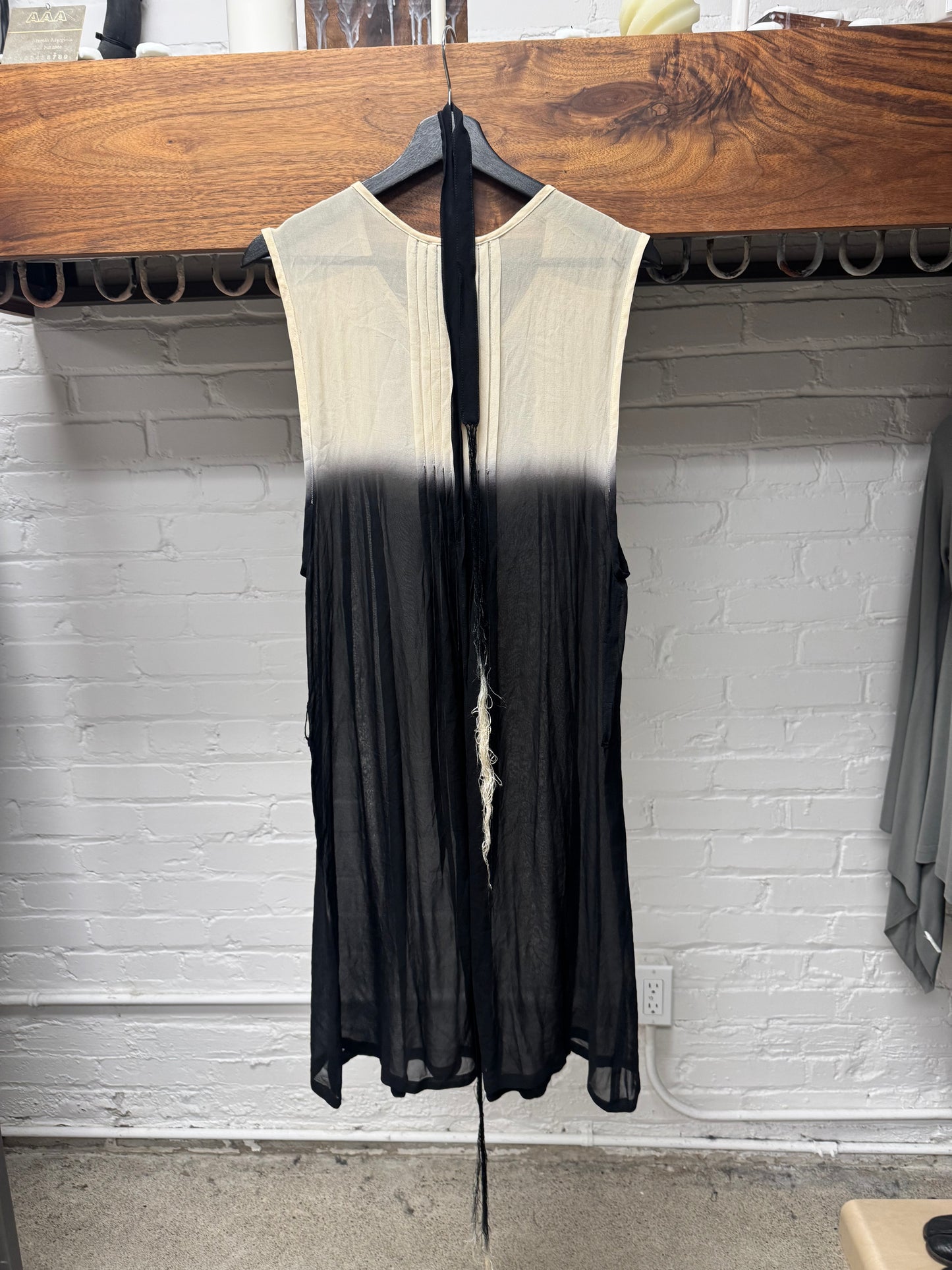 Ann Demeulemeester Semi-Sheer Gradient Dress