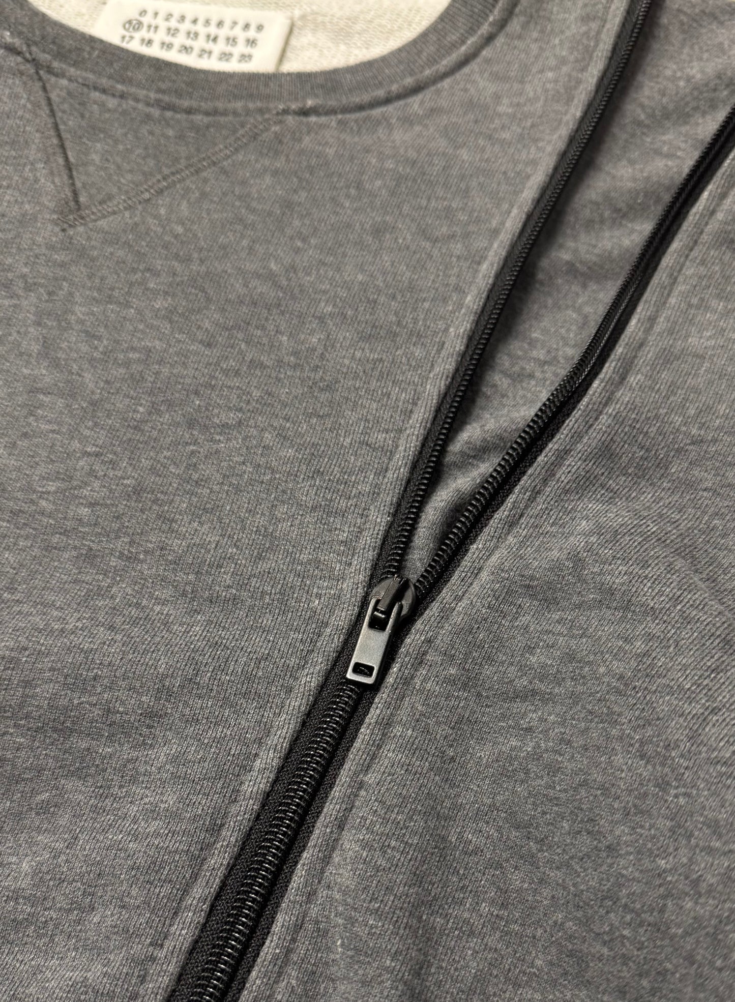 SS2016 Maison Margiela ‘Double Zip’ Expandable Sweatshirt