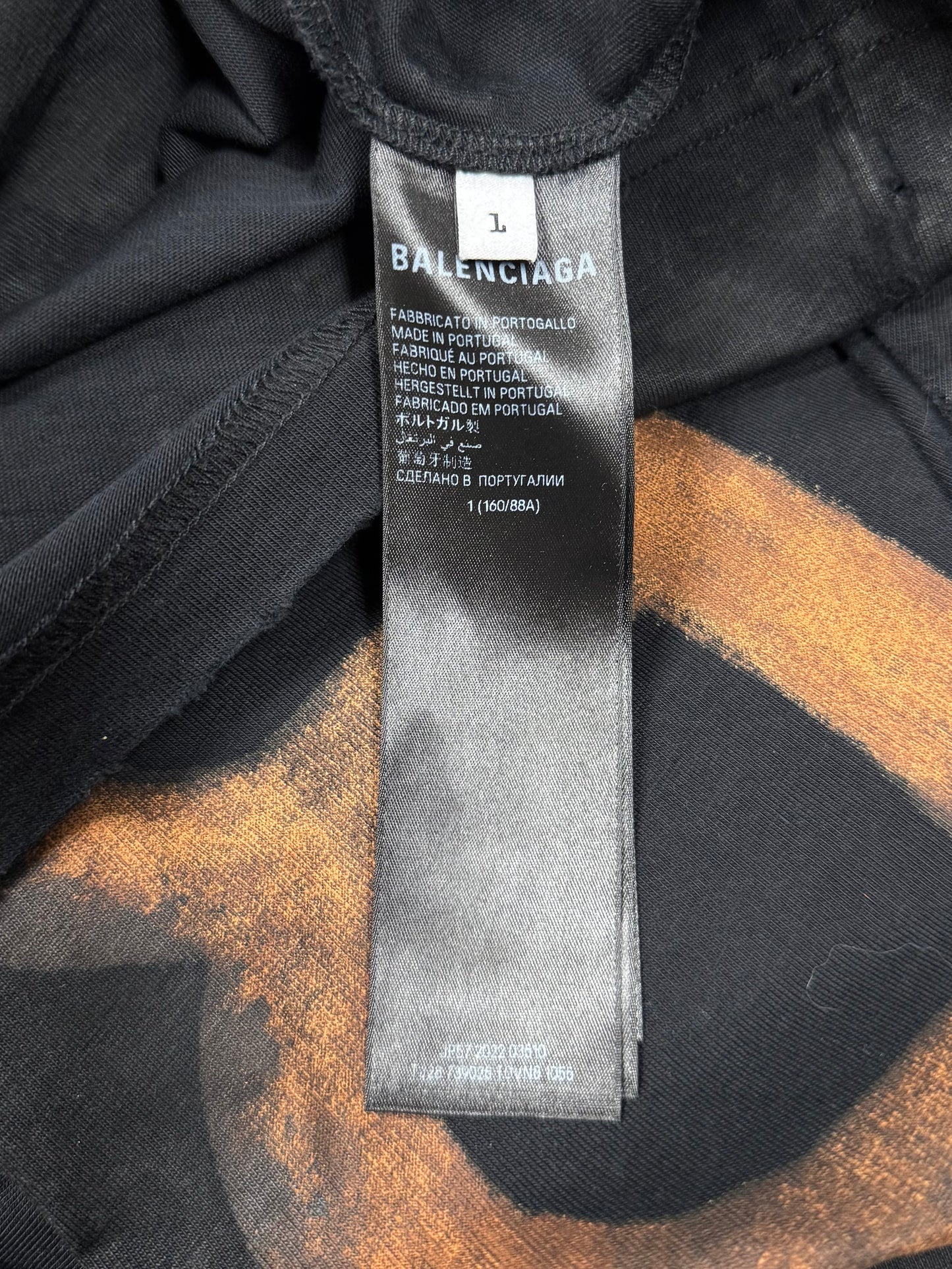 AW2023 Balenciaga ‘Mudshow’ Crypto Oversized T-Shirt