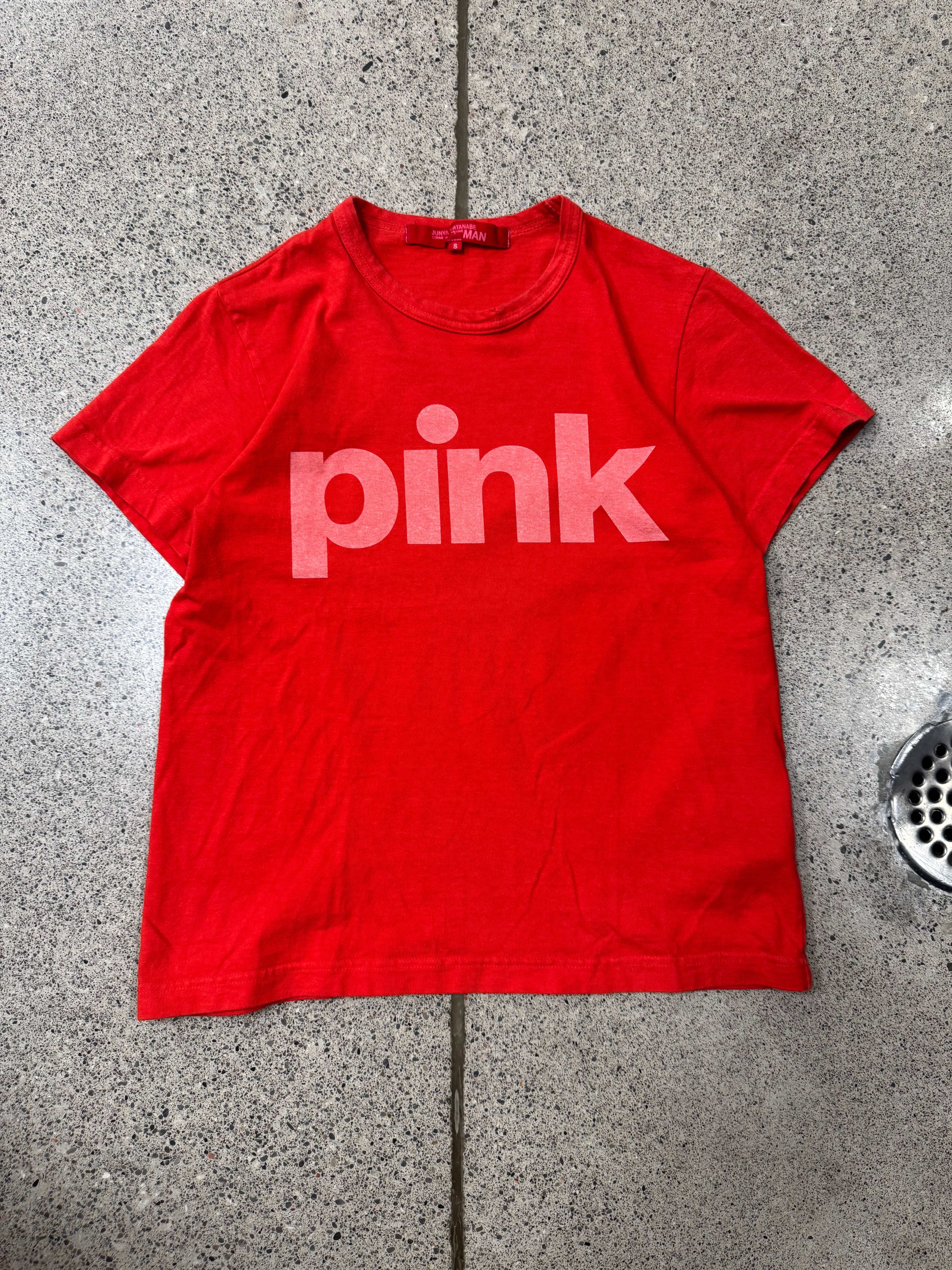 SS2011 Junya Watanabe 'Pink' Graphic T-Shirt – Alex Maxamenko