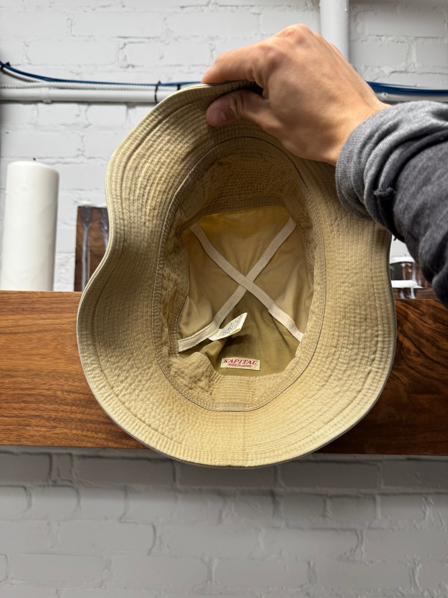 Kapital ‘Old Man & The Sea’ Denim Bucket Hat