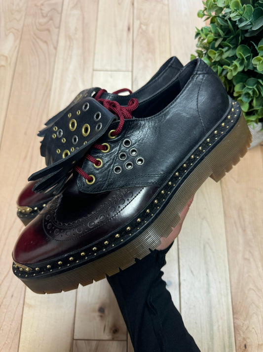 Burberry Bisset Brogue Leather Loafers