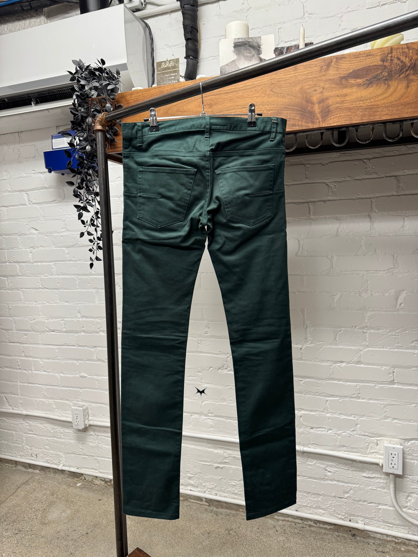Dior Homme Dark Green ‘Japan Exclusive’ Slim Skinny Cut Denim