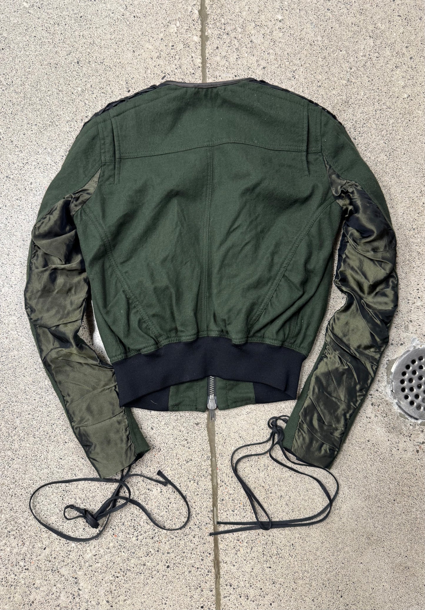Haider Ackermann Lace Bomber Jacket