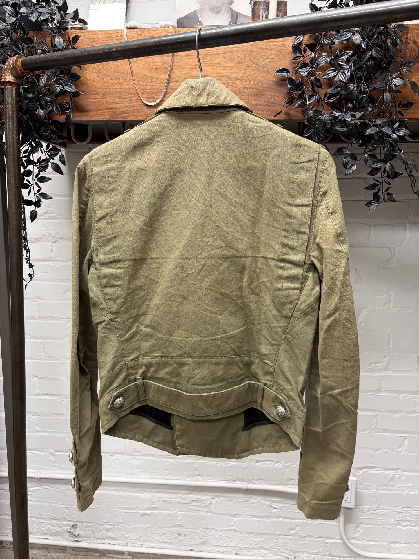 AW2003 Balenciaga by Nicholas Ghesquiere Military Inspired Jacket