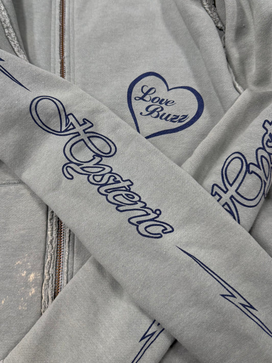 Vintage Hysteric Glamour ‘Love Buzz’ Zip-Up Hoodie
