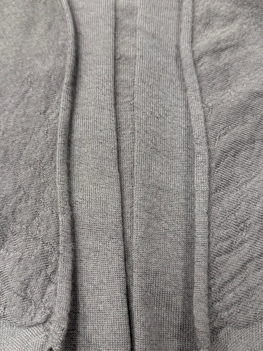 AW2019 Rick Owens ‘Larry’ Cashmere V-Shape ‘Dust’ Cashmere Top