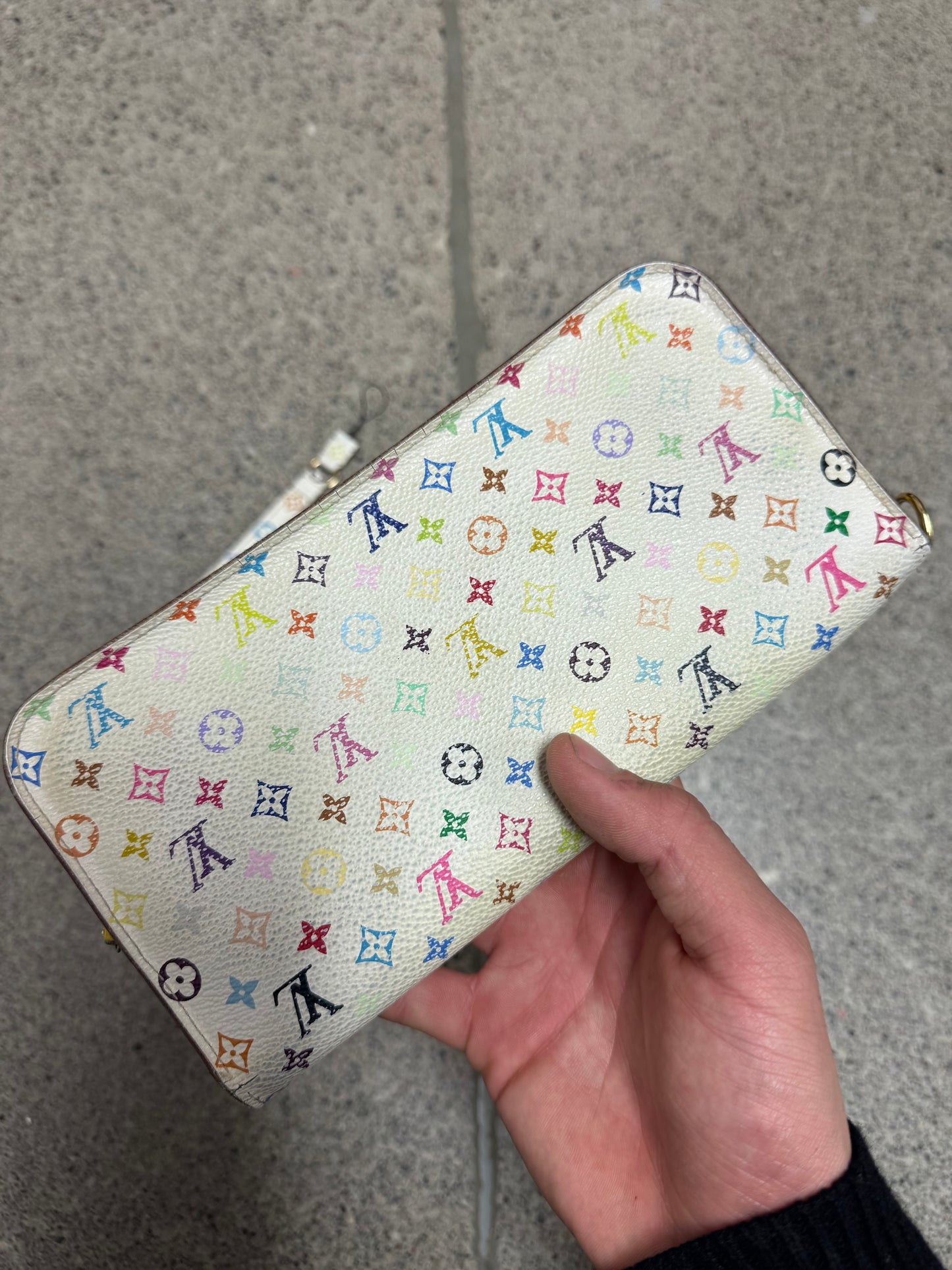 SS2003 Takashi Murakami x Louis Vuitton Rainbow Monogram Wallet