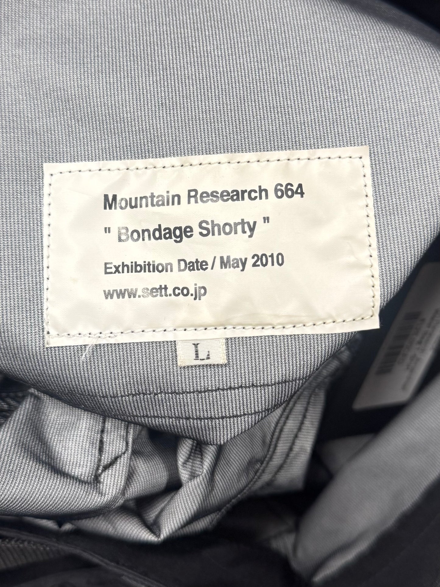 SS2010 Mountain Research ‘Hike Pack’ Bondage Shorts