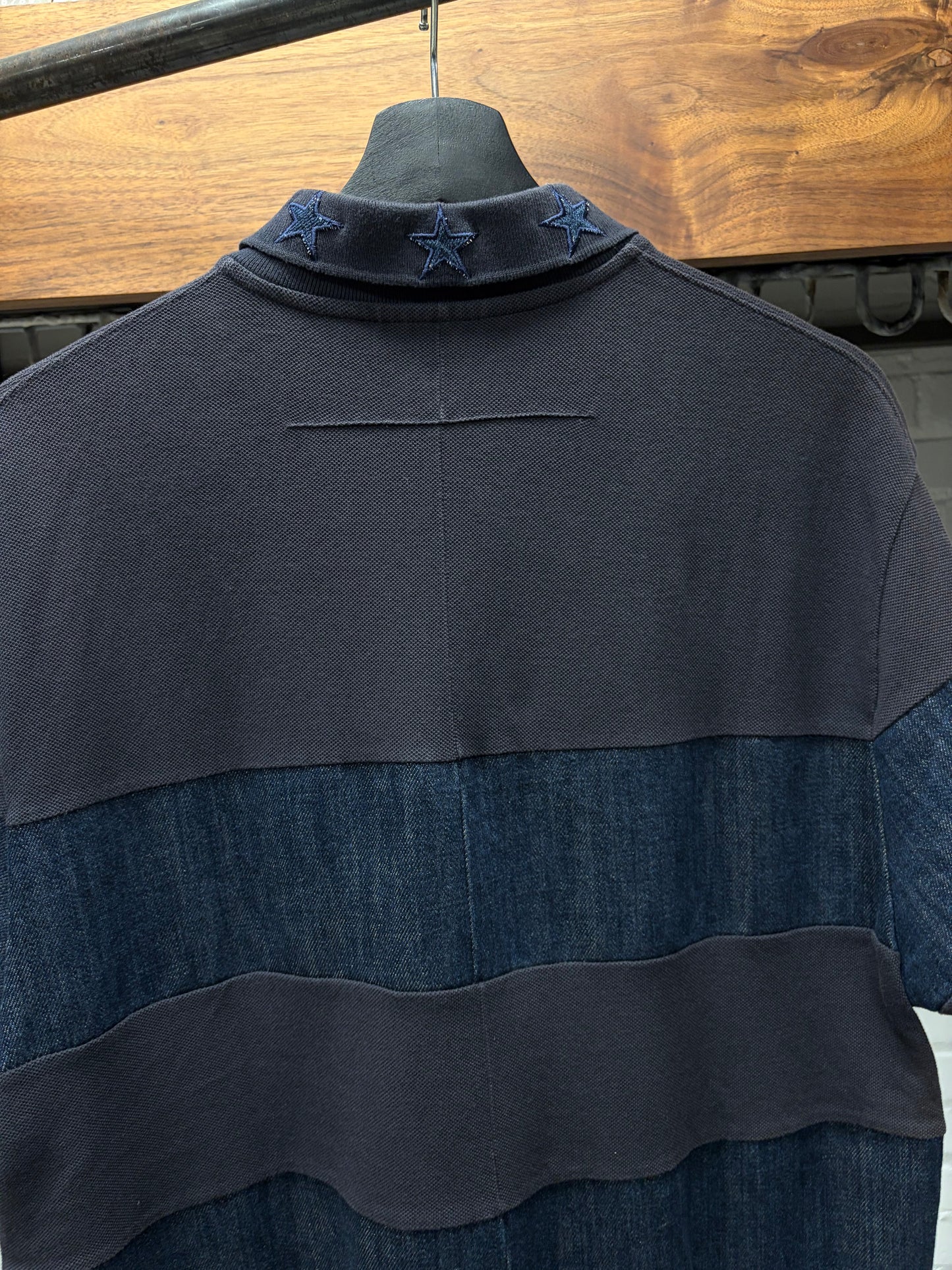 AW2012 Givenchy by Ricardo Tisci Denim ‘Stars’ Oversized Polo