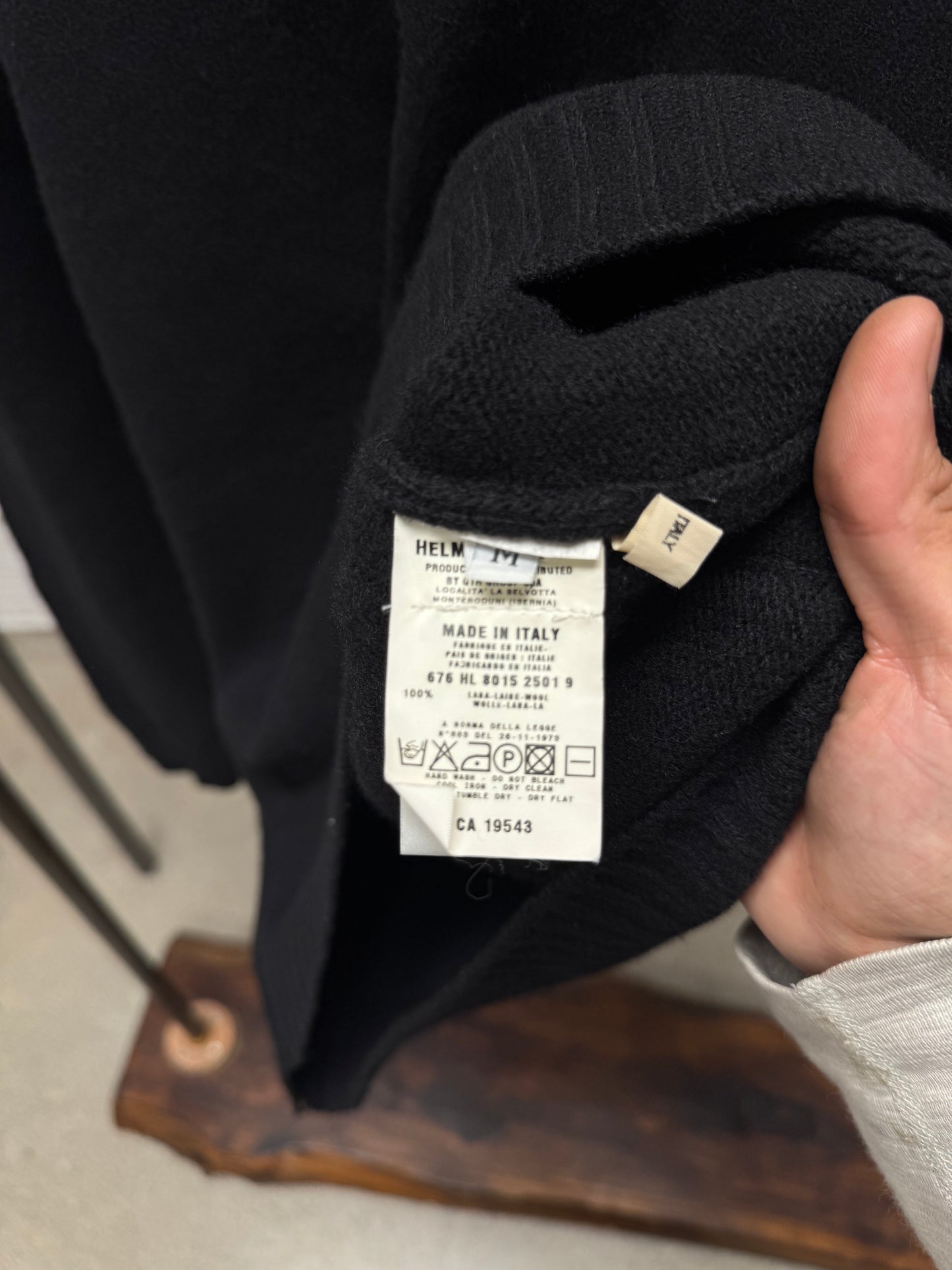 AW1998 Helmut Lang ‘Concealled Split Pocket’ Wool Sweater