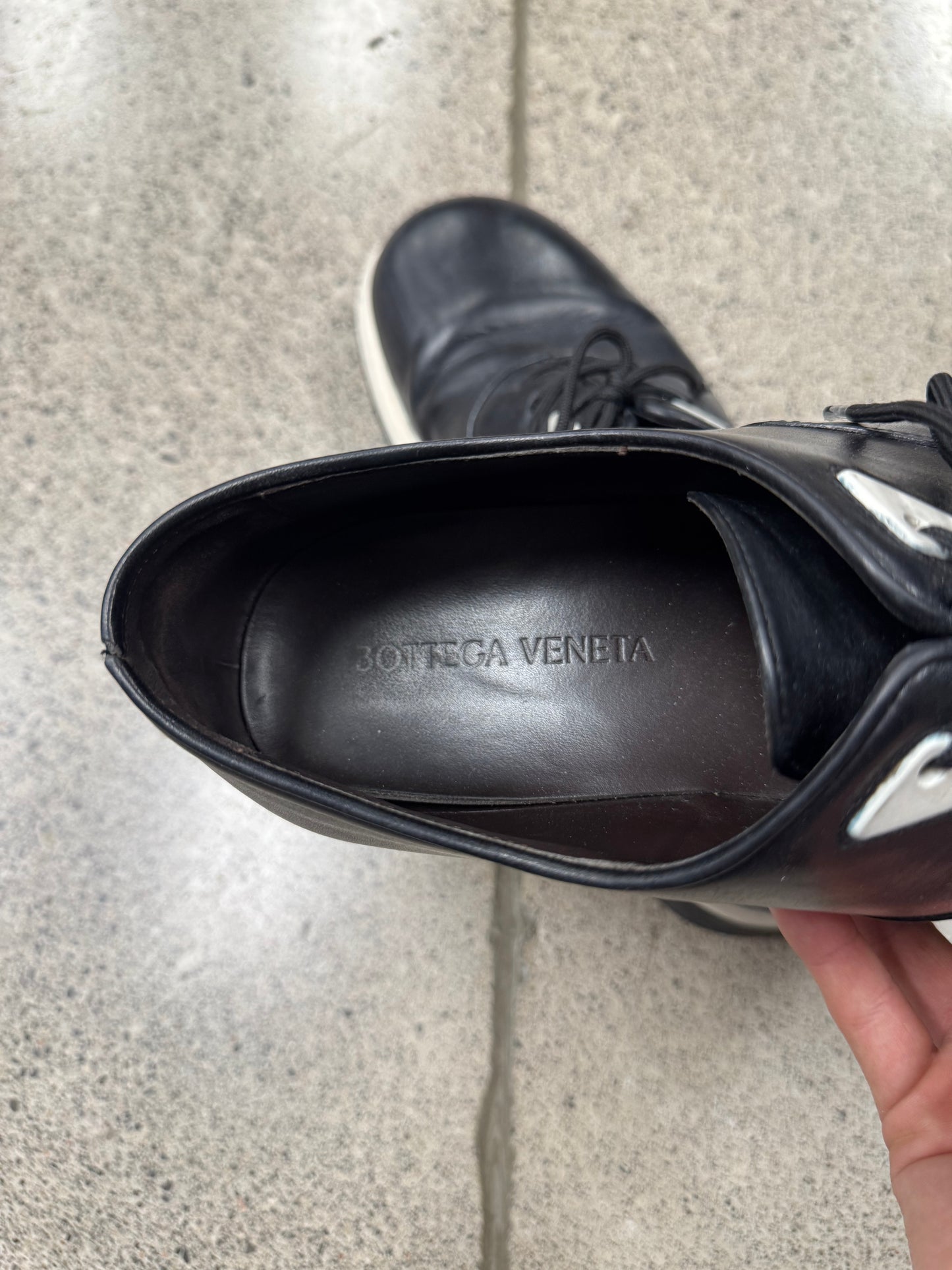 Bottega Veneta ‘Tire’ Leather Derbies