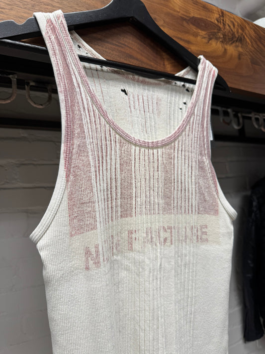 SS2003 Maison Margiela ‘Non Facture’ Line (0) Artisinal Tank Top