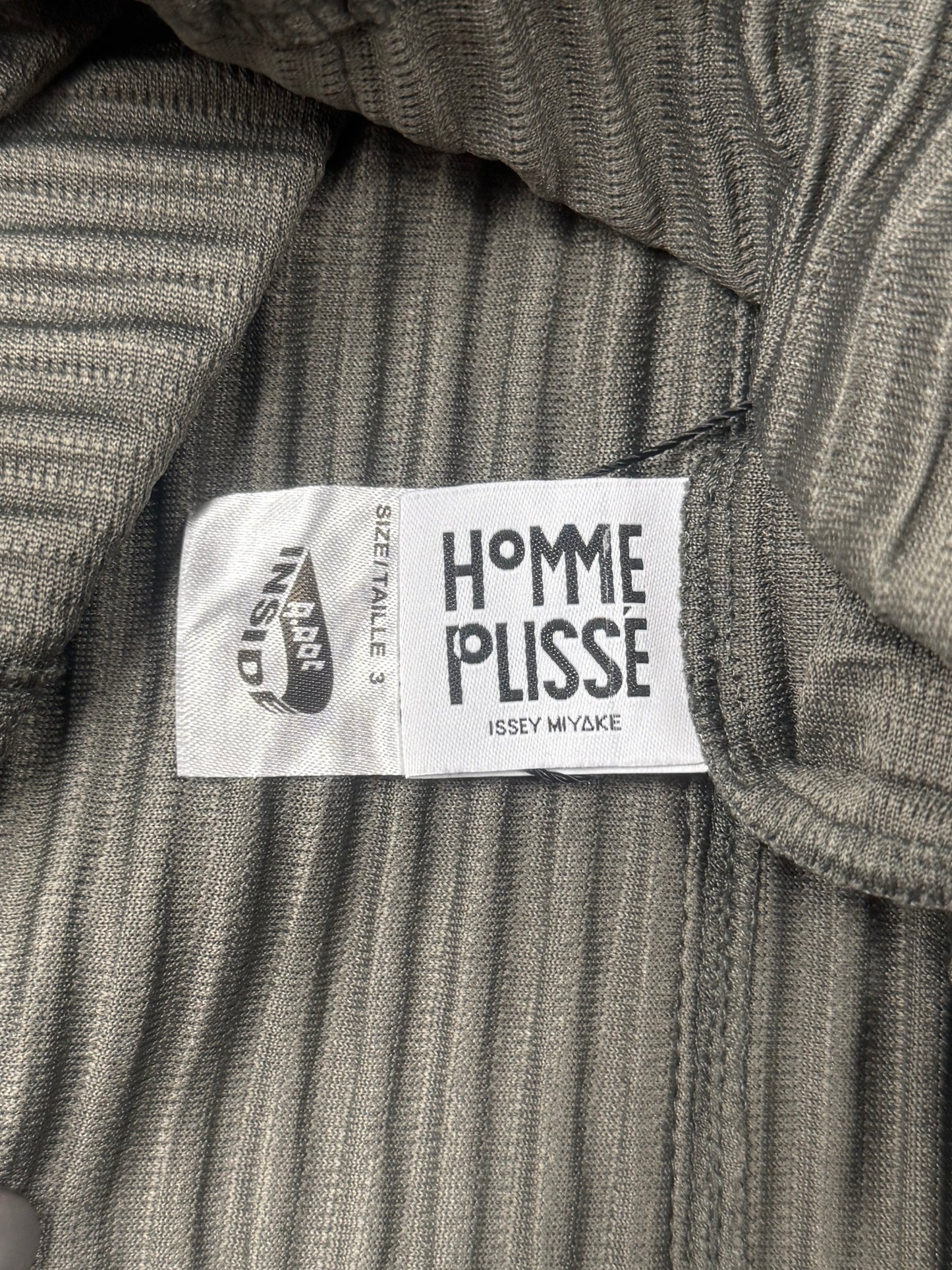 Issey Miyake ‘Homme Plisse’ Pleated Button Snap Jacket