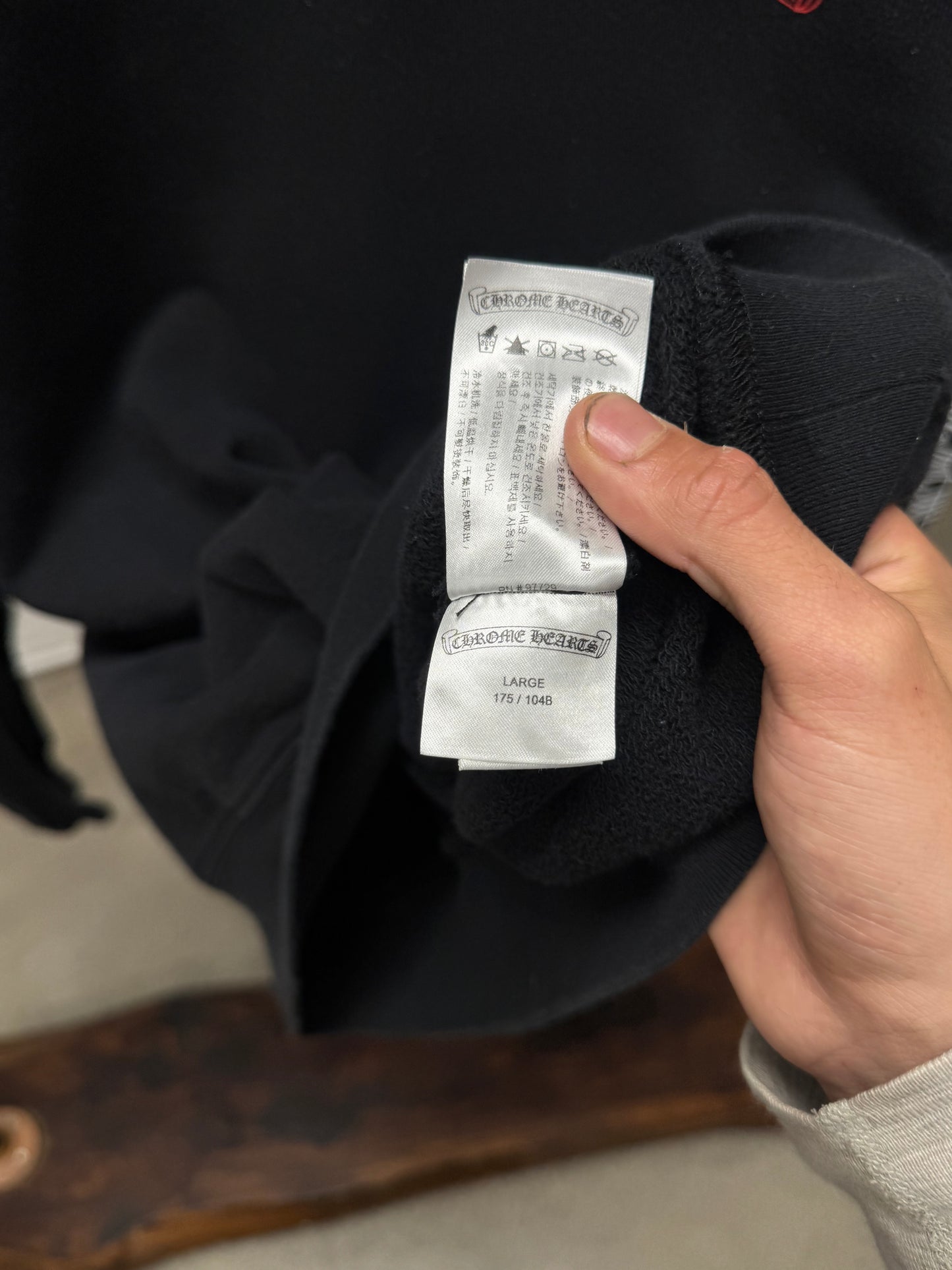 Chrome Hearts x Matty Boy ‘Chomper’ Black Graphic Sweatshirt