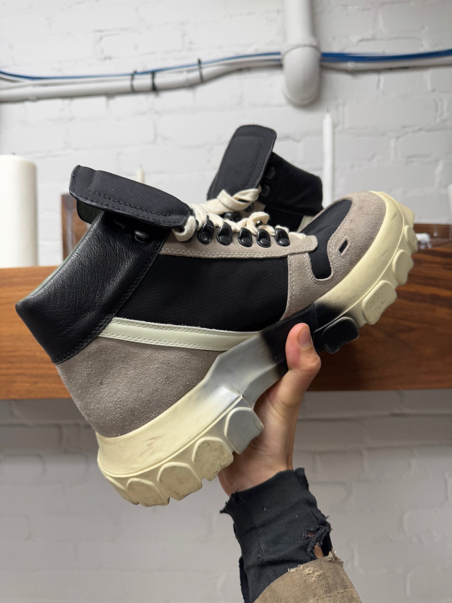 AW2019 Rick Owens ‘As Sample’ Tractor Sneakers