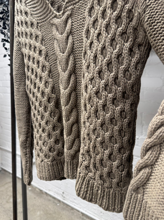 AW2009 Maison Martin Margiela Thick Cable ‘Aran’ Knit Sweater