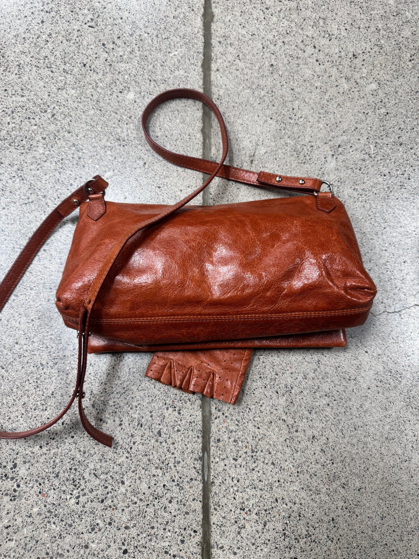 Alexander McQueen ‘Faithful’ Leather Glove Clutch/Crossbody Bag