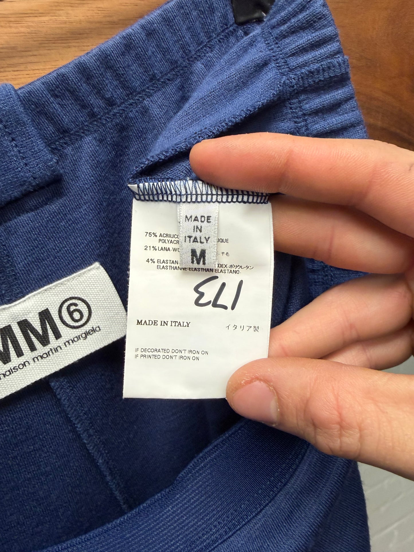 Maison Margiela MM6 Straight Leg Cotton Sweatpants